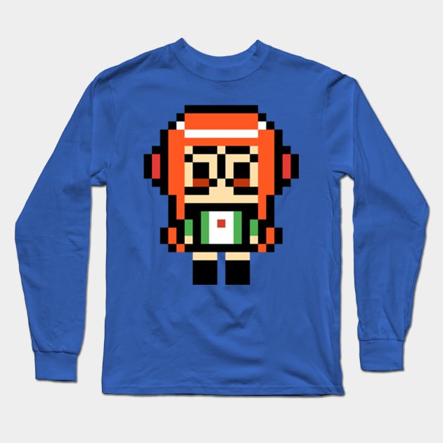 Persona 5 Futaba Pixel Art Long Sleeve T-Shirt by thearkhive